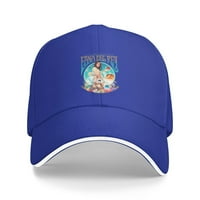CEPTEN MENS & Women's Street Style jedinstveni otisak sa LANA del Rey Logo Podesiva bejzbol kapa plava