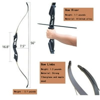Luk i strijela za odrasle TAKEDOWN Recurve lukovi lovački luk streličarstvo za odrasle dugački komplet