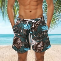 Muške ljetne modne ležerne havajske stile ispisane cvjetne hlače na plaži šorc muške šorc
