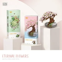 Loz Loz Mini blokovi - Vrtni serija Vrtna cvijeća - Soctur Set za građevinske cigle