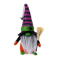 Halloween Witch vještica ukrašavaju ukras bez lica Dwarf Day lutka ukras