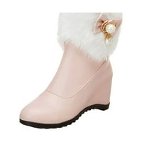 Kali_store Weens Works Boots Ženske zimske čizme cipele sniježne vodootporne neklizne cipele ružičaste,