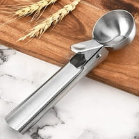 Scoop sa sladoledom 5in Scooper od nehrđajućeg čelika sa lakim okidačem, vrhunska kuhinjskog alata za