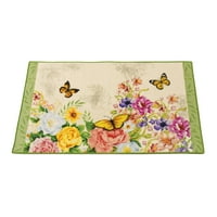 Zbirke itd. Prekrasan leptir i šareni cvjetni tepih za naglasak