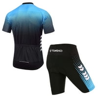 Maboto Muška ljetna odijela Biciklistički set Biciklistički dres sa 5D podstavljenim kratkim hlačama