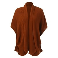 Cardigan za žene Trendi dugi džemperi jesen prevelizirani Slouchy pleteni otvor prednji džemper kaput