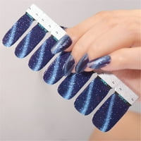 ZTTD u boji za nokte poljske trake Wraps DIY naljepnice Ljepotičke naljepnice za nokte Potpuni pokrov
