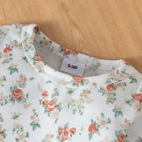 Advoicd Outfits okidača za djevojčice Djevojke kratke setove sa dva bočna džepa Ljetna majica kratkih
