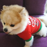 Udobni božićni pulover za pse Vjetrootporna pamučna upotreba kućnog ljubimca odjeću za kućne ljubimce