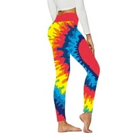 Utoimkio Clearence High Struk Yoga gamaše za žene cvjetne print yoga hlače Tummy Control Workgings Trčanje
