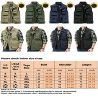 PAILLE MENS SPATOR sa multi džepovima prsluci jakne od punog boja za teretna jakna u obliku punog boja