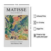 Vintage Henri Matisse Poster - Retro Fauvism Print - Unfrand Wall Art - Poklon za umjetnika, Kućeving