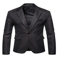 Niuer muns Business Jacket rever izrez Blazer dugih rukava od jakne Ležerne prilike One Dugme Blazers