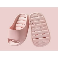 Ymiytan Women Flat Sandal Open Toe Slide Sandals Slip na ljetnim papučama Početna Ugodno hladno odvod rupa za tuširanje PINKER, žene 8,5-9