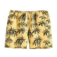 Beiwei Muški slobodno vrijeme High struk Plaže Kratke hlače Elastične ležerne ljetne kratke hlače za