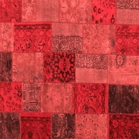 Ahgly Company u zatvoreni kvadrat zakrpa za patchwork Crvene prelazne prostirke, 6 'kvadrat