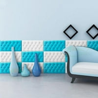Altsales 3D zidne naljepnice Trodimenzionalni tatami zidna prostirka za dnevni boravak Soba kauč na