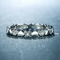 Prstenovi za žene prsten prekrasni kreativni ljubavni nakit dijamanti okrugli ženski priznati prstenje