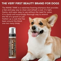 Ponos i mladoženja mane - šampon za pjenjenje bez vode za pse i mačke izrađene u SAD-u sa čistim sastojcima