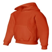 Mladi NublendÂ® runov pulover dukserice - izgorela narandžasta - L