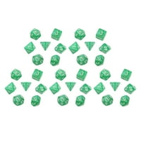 Set baka, plastični puše bijeli brojevi za igru ​​Desktop zelena