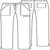 Cherokee radna odjeća Revolucija tehnička ženska pilinga za pantnu sredinu rasta ravna noga WW041AB