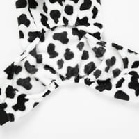 〖Wojer〗 Winter Pet Cow Print Pajamas Pet odjeća