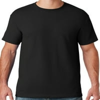 Muška vlažna pamučna majica za plivanje, srednja crna