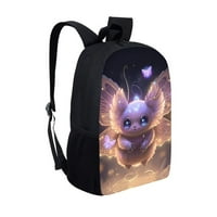 Salamander i trešnja uzorka Studentski ruksak Podesiva ramena školska torba za djevojčice i dječake Vodootporna torba za studente za putovanje