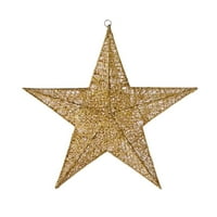 Besponzon Božićni viseći pentagram zvijezde sjajni privjesak Dizajn Dekor viseći privjesak ukrasni rekvizit