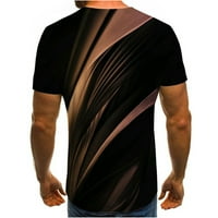 FOPP prodavač Muška majica kratki rukav tiskani ljetni okrugli vrat Trend trend ležerne duksere svijetlosmedi