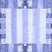 Ahgly Company u zatvorenom kvadratu Čvrsto plava modernih prostirki, 5 'kvadrat