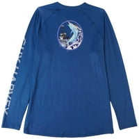 Momak Harvey Muss Offshore Ribolov majica s dugim rukavima X-Veliki nekretnine Plava