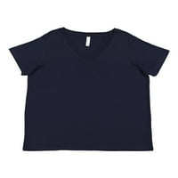MMF - Ženska majica plus veličine V-izrez, do veličine - nogometne loptice