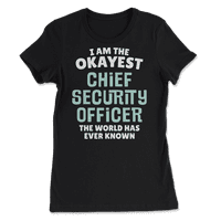 Funny šefa majica službenika za sigurnost - ja sam na dole
