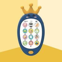 HI.Fancy Telefon Igračka silikonska zvuka crtana igračka za djecu za djecu za djecu za djecu, tamno