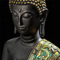 Buddha kip Tajland Skulptura Resin ručno rađeni budizam Hindu Feng Shui Figurine Meditacija kućnog dekor