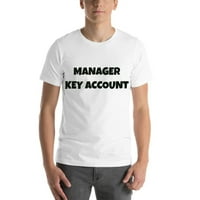 Ključni nalog menadžera Zabavni stil kratkih rukava pamučna majica s nedefiniranim poklonima
