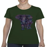 - Ženska majica kratki rukav - slon