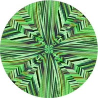 Ahgly Company u zatvorenom okruglom uzorkovima Nebula Cipil za zelene površine, 3 'runda