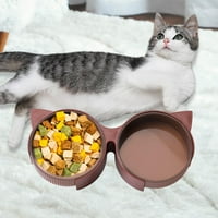CAT Hrana i vodena posuda za kućne ljubimce posude za kućne ljubimce za zatvorene mačke lako čistiti