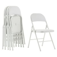 Elegantne sklopive željeza i PVC stolice za kongres i izložbu bijeli