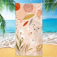 Ručnik od mikrovlakana super lagani tisak uzorak ručnik za kupanje otporna na plažu, višenamjenski ručnik