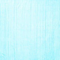 Ahgly Company Zatvoreni pravokutnik Čvrsto svijetlo plava modernih prostirki, 2 '5'