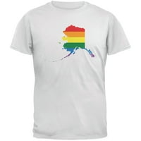 Aljaska LGBT Gay Pride Rainbow Bijela mladost majica - Mladi mali