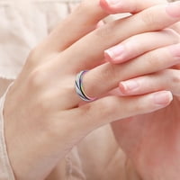 Nakit Izmjenjiva dekompresija piling uzorak legura umetnuli Rhinestone ženski prsten Popularni izvrsni