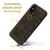 Drvena futrola za iPhone-meka TPU silikonska poklopac Slim Fit Shootf Otporni zaštitni telefon za drvo