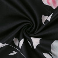 LeylayRay vrhovi za žene Žene Modni cvjetni ispis Majica kratkih rukava Plus veličine okruglih vrata