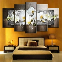Utoimkio Flower platno Zidno umjetnost Cvjetni ispis Slika zidnog dekora slika za trpezariju dnevni boravak spavaća soba kupaonica kuhinja slikarstvo za uređenje doma