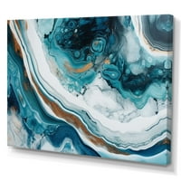 PROIZVODNJA Ocean Marble Hald krug Sažetak III Sažetak mramorna zidna umjetnost za kupatilo